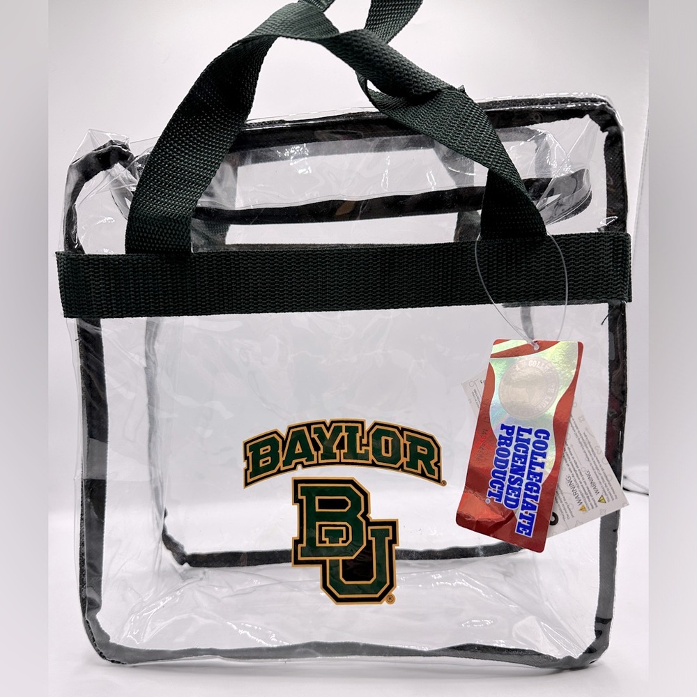 Baylor Bears clear stadium tote- NWT